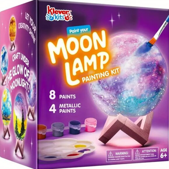 Make Your Own Moon Nightlight Galaxy Lamp Craft Kit New In Box - Picture 4 of 4
